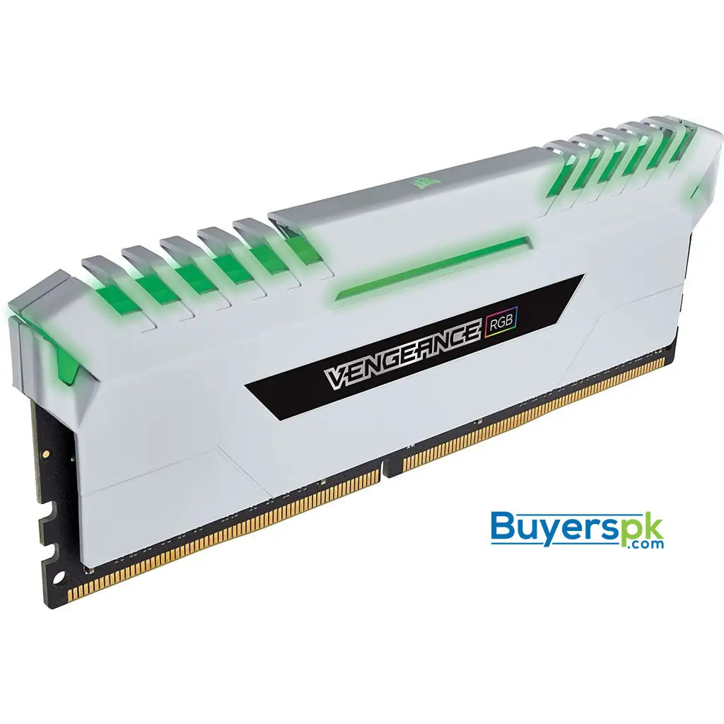 CORSAIR Vengeance RGB 16GB (2x8GB) DDR4 3200MHz C16 Desktop Memory - White - RAM CORSAIR Vengeance RGB 16GB (2x8GB) DDR4 3200MHz C16 Desktop Memory - White - RAM
